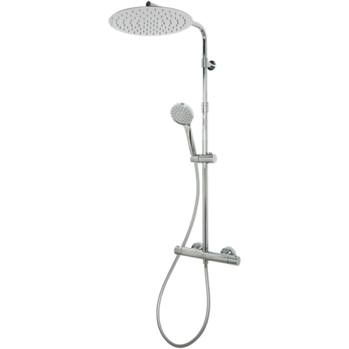 Columna de ducha termostática huber tayrona gris