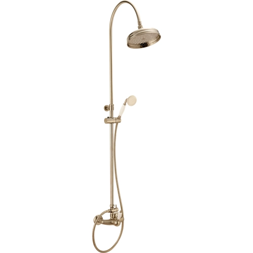 Columna de ducha monomando, gris oxford Huber