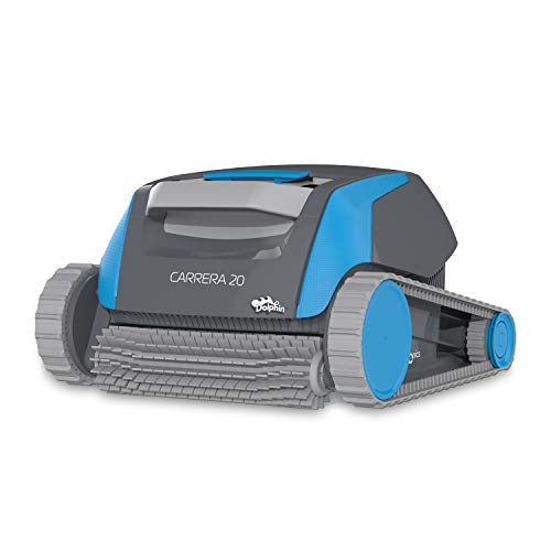 Robot limpiafondos automático MAYTRONICS - Coberturas de hasta 10 m - Limpia fondo y paredes - Diseño compacto y ligero - Tecnología CleverClean - 2 años de garantía - Dolphin Carrera 20