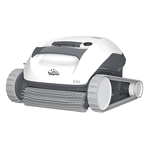 Robot limpiafondos automático MAYTRONICS - Coberturas hasta 8 m - Fondo limpio - Cable 12 m - Fácil limpieza - Accesorios piscina - 2 años de garantía - Dolphin E 10