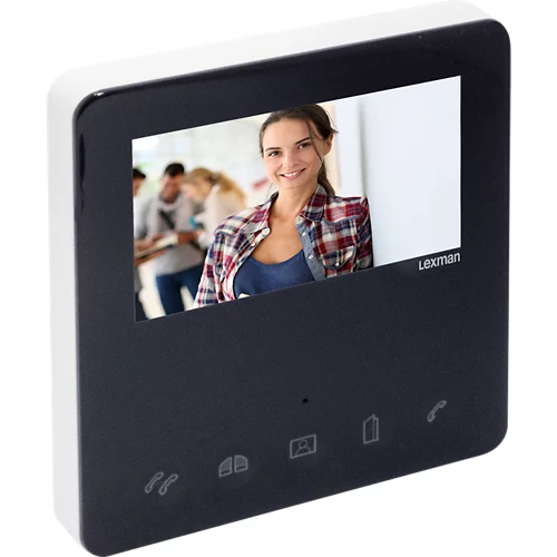 Monitor adicional para videoportero lexman 4'' lcd