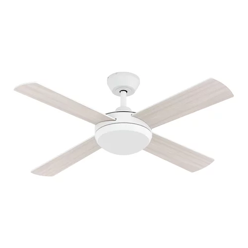 Ventilador de techo con luz led aveiro pro blanco 112 cm dc