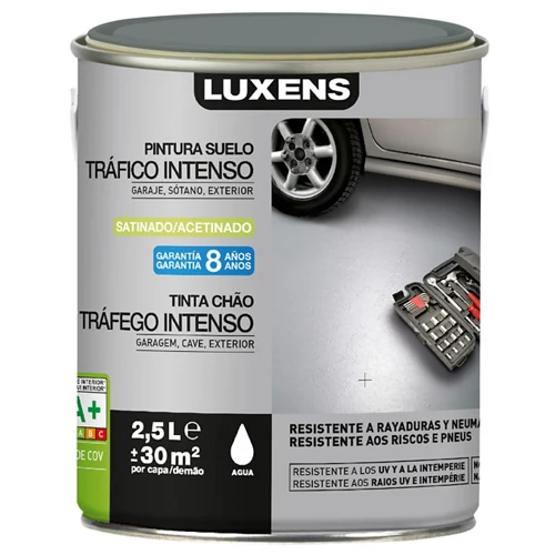 Pintura suelo Luxens piedra gris tráfico pesado 0,75l