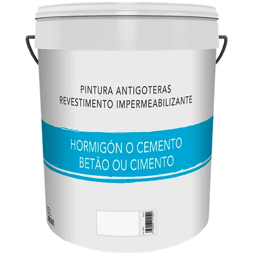 Pintura antifugas impermeable blanca de 15 litros