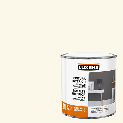 Esmalte crema brillo interior luxens 5 0,75l