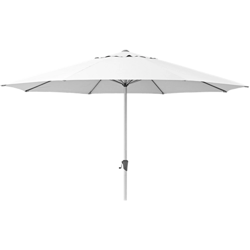 Sombrilla octogonal fabricada en material aluminio blanco aura 400x400 cm