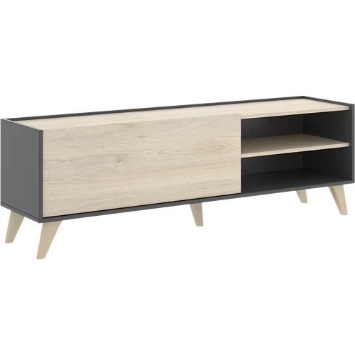 Mueble TV Nela grafito 155x47x43 cm