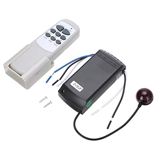 Control remoto para ventilador de techo, 220 / 240V 50Hz Hogar / Oficina Control remoto inalámbrico para ventilador de techo universal