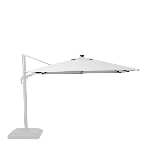 Material de sonido de la cubierta del paraguas al aire libre con LED blanco