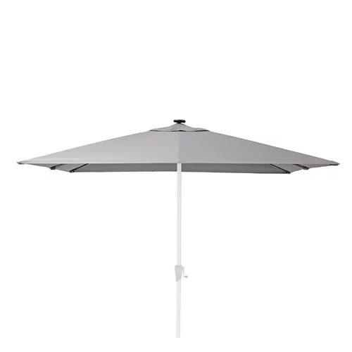 Visera exterior parasol con led topo