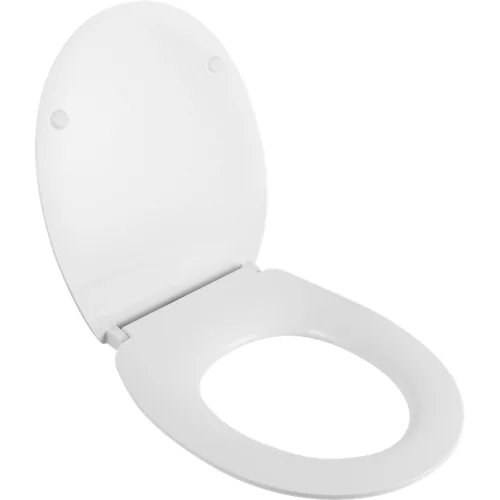 Asiento de inodoro Sensea Neo Slim, ovalado, blanco, con cojines