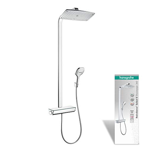 Hansgrohe Raindance Select E 360 - Sistema de ducha, 3 tipos de jets, cromo