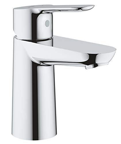 Grifo de baño Grohe BauEdge de un solo orificio.  Talla S. Incluye sistema de ahorro de agua (Ref. 23330000)