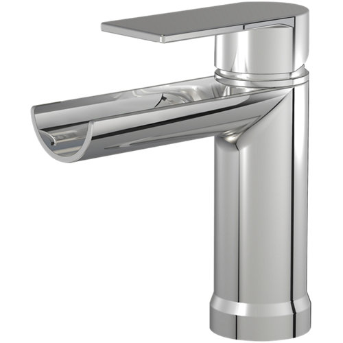 Grifo de lavabo cromado Marco mammoliti cascato