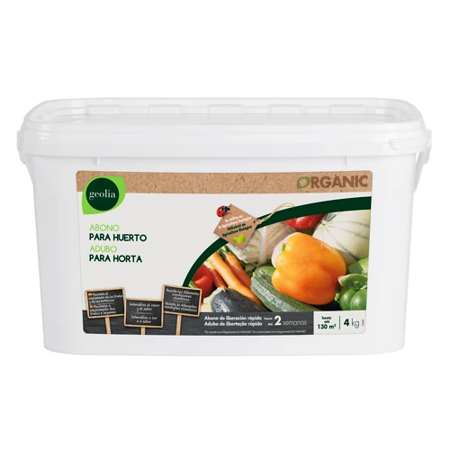 Fertilizante de jardín Geolia para uso ecológico 4kg