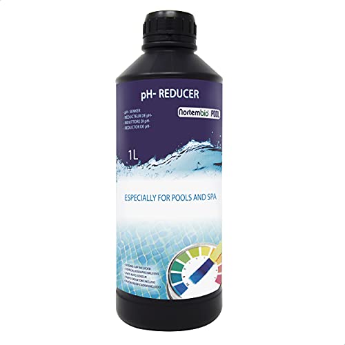 Nortembio Pool pH- Minus 1 L, Reductor de pH Natural para Piscinas y SPAs.  Mejora la calidad del agua, regulador del pH, beneficioso para la salud.