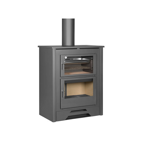 Estufa de leña ventilada con horno joyma atlanta