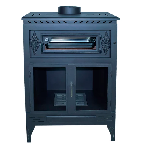 Estufa de leña con horno joyma vista dublin