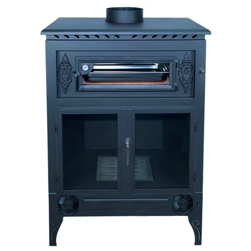 Estufa de leña con horno joyma vista dublin 80