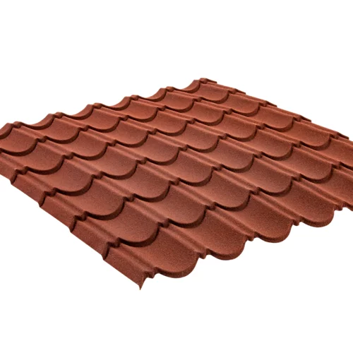 Placa de metal granulado rojo 920x1000 mm