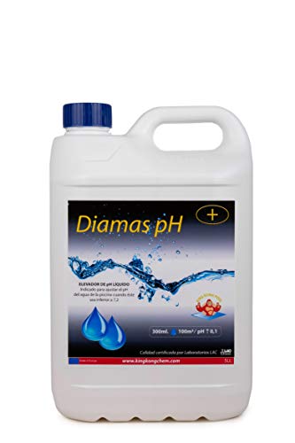 DIASA INDUSTRIAL pH Lift para piscinas DIAMAS PH 5 L - Tratamiento para mejorar la calidad del agua - Formato líquido