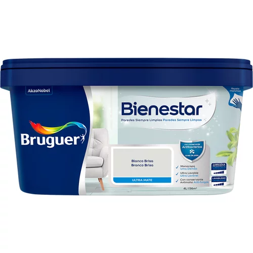 Pintura brisa blanca brisa bienestar 4l