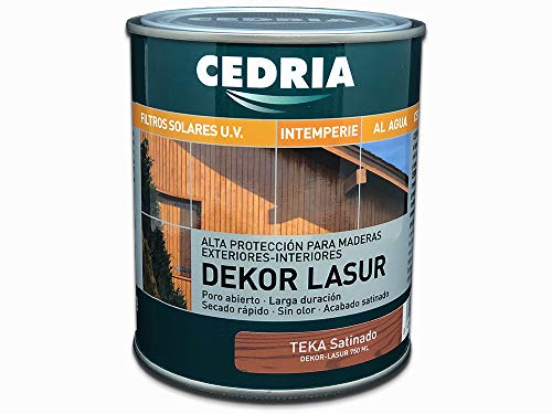 Protector madera exterior TEKA Tinte al agua Cedria Dekor Stain 750 ml