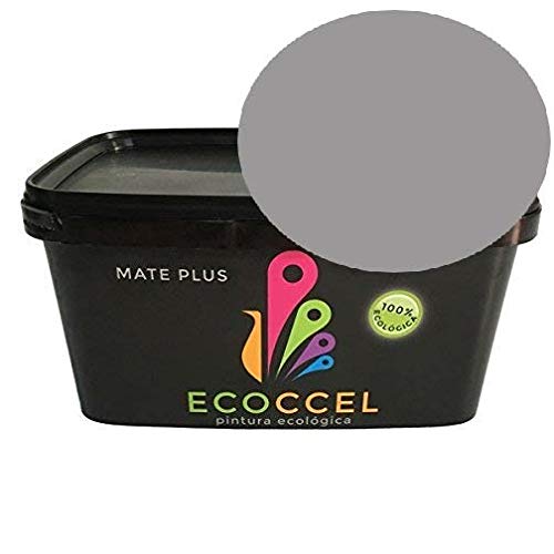 Pintura, pintura pared, pintura interior, pintura color, pintura blanca, pintura exterior, pintura ECOLÓGICA, ECOCCEL 4LT (4 Lt, Gris Perla)