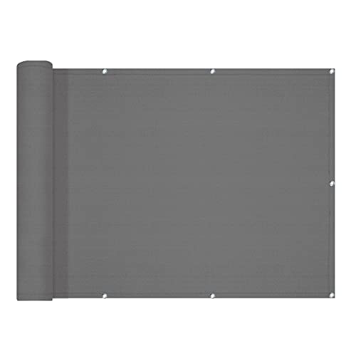 LOVE STORY Mamparas de protección y privacidad para balcones (HDPE) Mamparas de protección y privacidad para balcones, 0,9 x 3 m, antracita