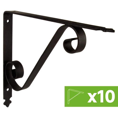 Pack de 10 cuadrados 20x25cm negro 50kg