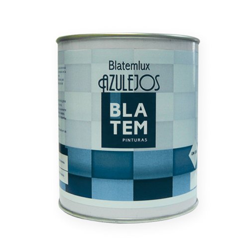 Pintura loza BLATEMLUX 750ml.  El color blanco.