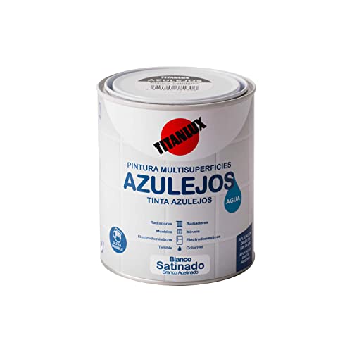 Titanlux Esmalte al Agua Blanco Satinado 750 ml