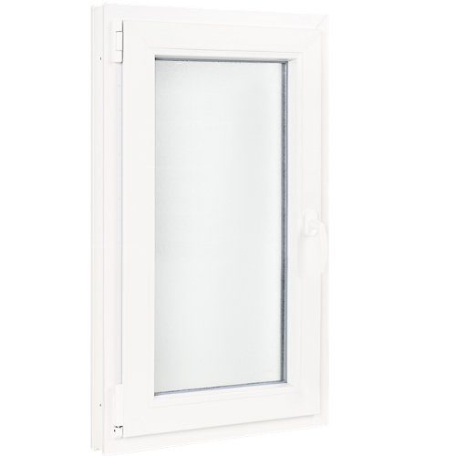 Cristal basculante derecha pvc blanco 60x100 cm