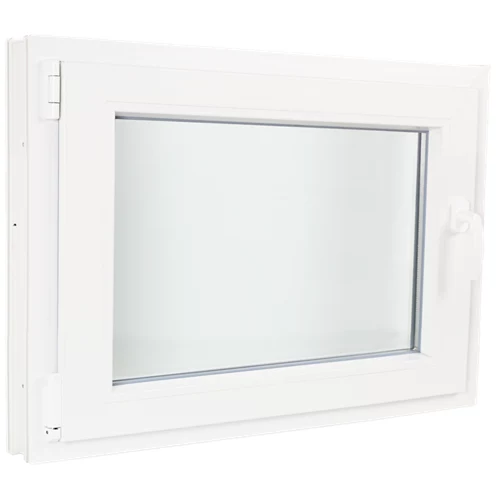 Ventana pvc blanca basculante izquierda 100x60 cm