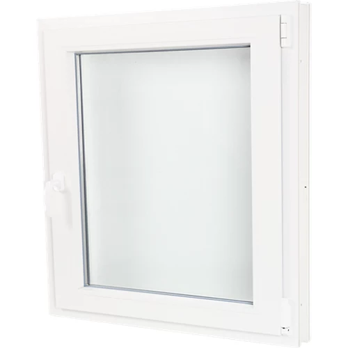 Cristal basculante pvc blanco derecho 80x80 cm