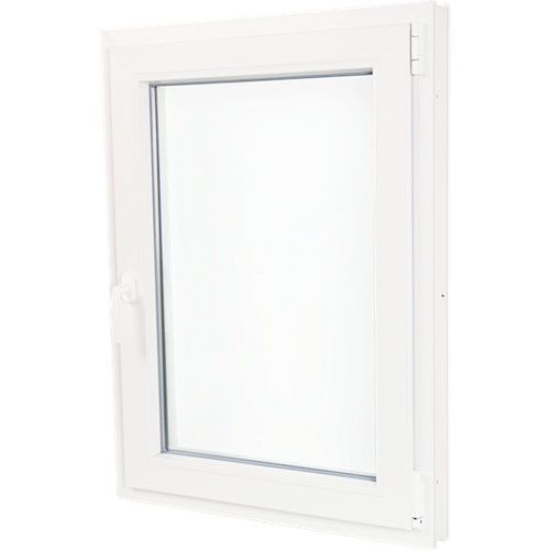 Cristal basculante pvc blanco derecho 75x100 cm