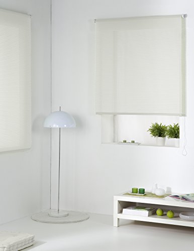 Estor enrollable con rejilla blanca Ancho 170 x 175 Alto