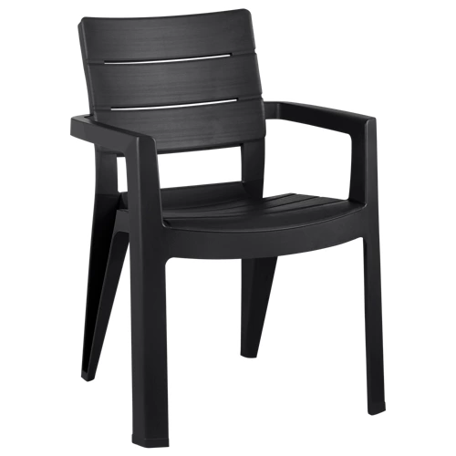 Silla exterior resina silla gris ibiza