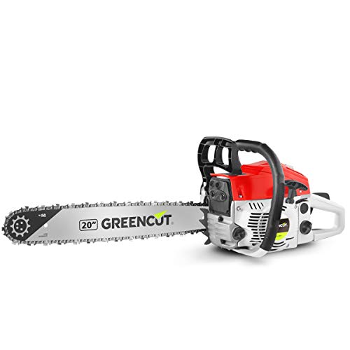 Greencut GS620X - Sierra de gasolina, 62cc - 3.8hp, 20 bar