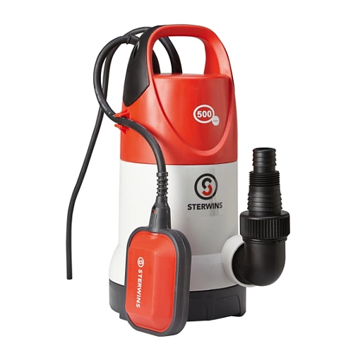 Bomba de achique sterwins de 500 w y caudal máximo de 11000,0 l/h