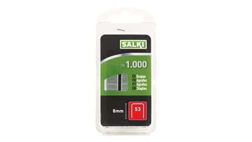 Grapas SALKI nº53 - Blister de 1000 unidades Diseñadas para el grapado manual