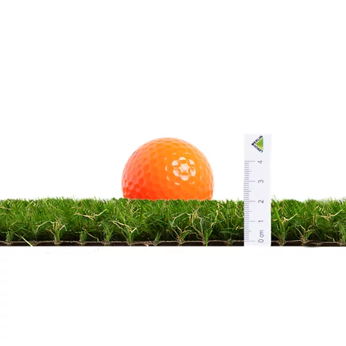 Rollo de césped artificial de 2x5 m y fibras de 20 mm de altura