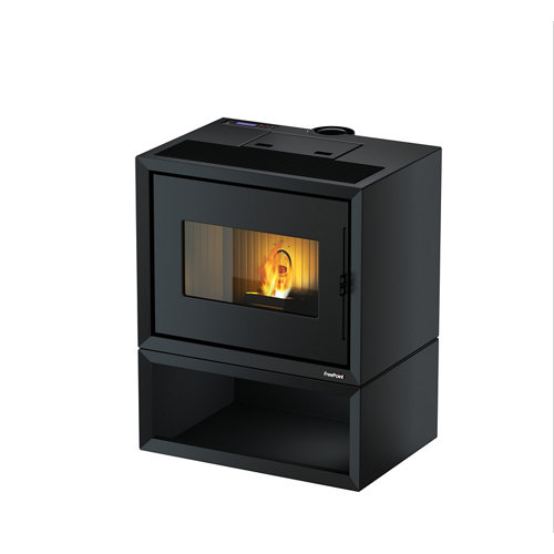 Estufa de pellet estanca Freepoint módulo caja negra 9,36 kw