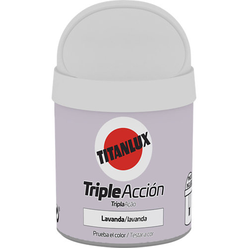 Titanlux 75ml pintura de prueba triple acción lavanda