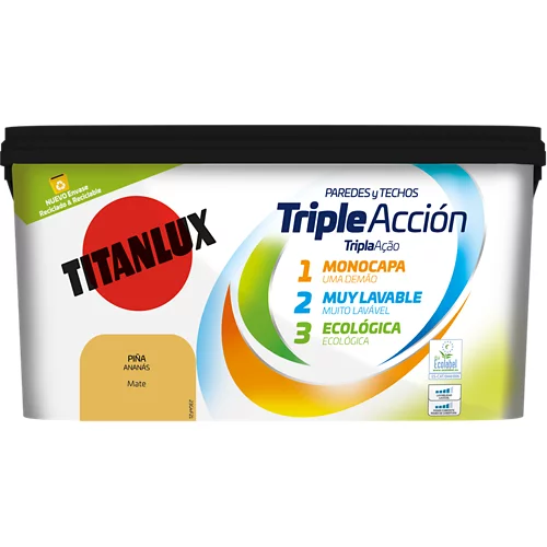 Titanlux pintura triple accion piña 4l