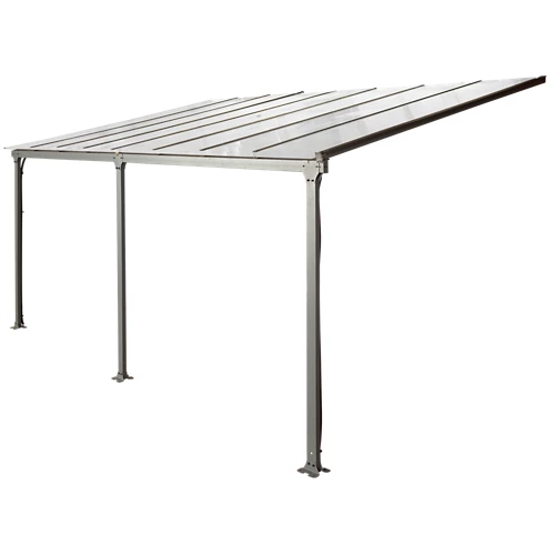 Pérgola aluminio gris Ocaña 295x500 cm