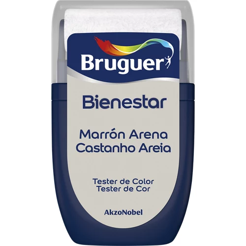Tester de pintura bienestar 30 ml marrón arena