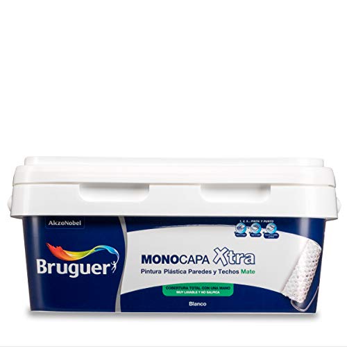 Pintura Mural Bruguer Monocapa Xtra Blanco 4 L