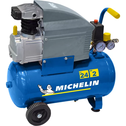 Compresor de aceite Michelin de 2 HP y depósito de 24l