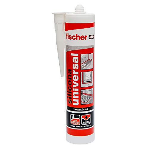 silicona translúcida universal fischer 98646 (cartucho de 280 ml)